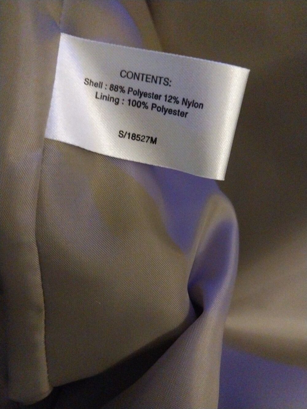 Gallery Womens Size 2X Beige Belted Trench Coat Rain Jacket Hooded Plus - Picture 9 of 15